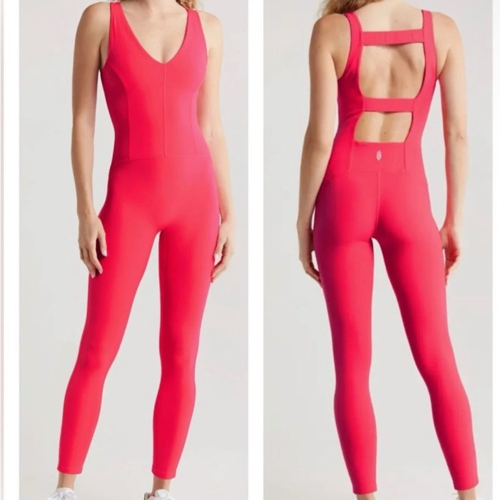 NWOT Free People Movement Never Better Jumpsuit One Piece Large